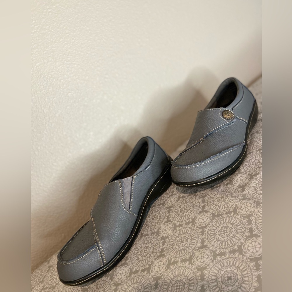Soft Pebble Leather Slip-On Loafers w/Abeo 3D Customized Orthotic Footbed~Size 7 - Picture 4 of 13